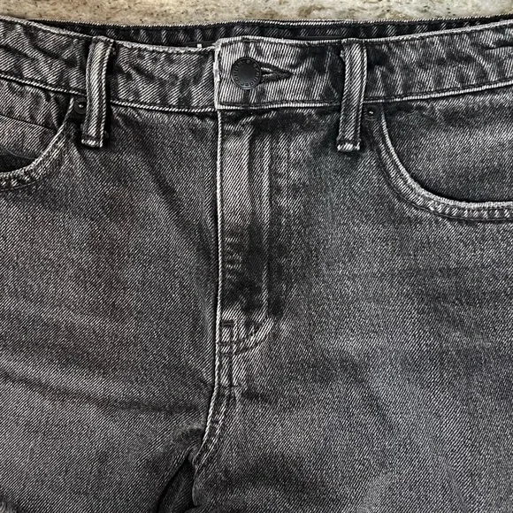 ALEXANDER WANG BITE SHORT “Grey Aged”Super Frayed Raw Hem, Made in the USA